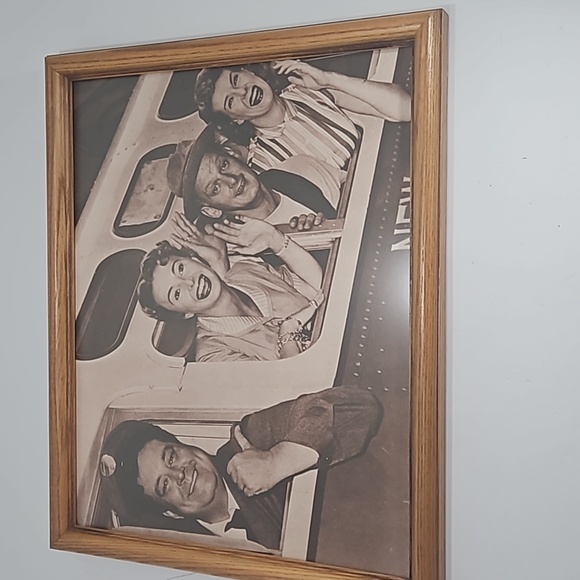 Honeymooners Print Profesionally Framed - Picture 1 of 7